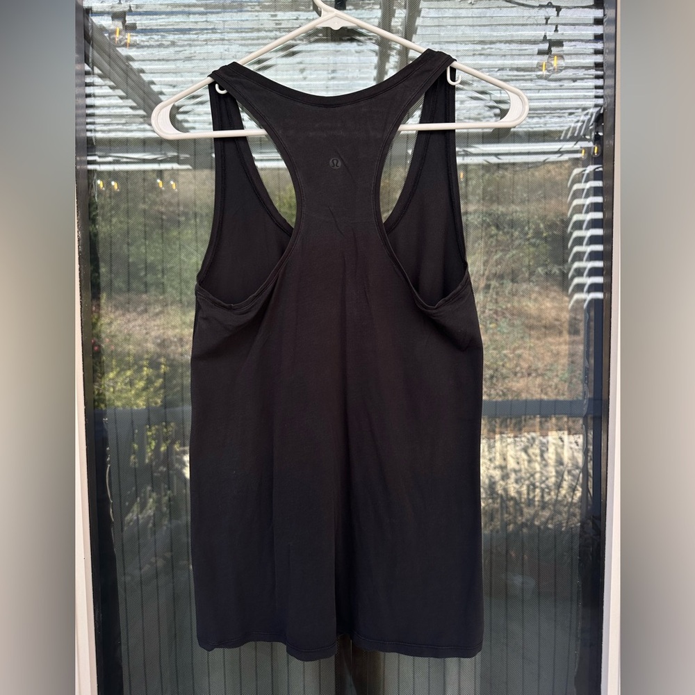 Lululemon Black Racerback Tank Top
